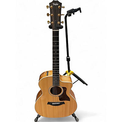 Used Taylor 214CE-K DLX NATURAL Acoustic Electric Guitar