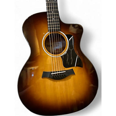 Used Taylor 214CE-K Plus  2 Color Sunburst Acoustic Electric Guitar