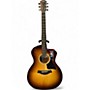Used Taylor 214CE Koa 2 Tone Sunburst Acoustic Electric Guitar 2 Tone Sunburst