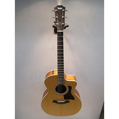 Taylor Used Taylor 214CE Koa Natural Acoustic Electric Guitar