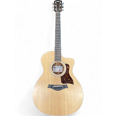 Taylor Used Taylor 214CE Koa Natural Acoustic Electric Guitar