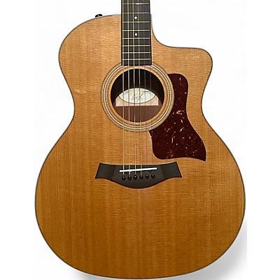 Taylor Used Taylor 214CE Koa Natural Acoustic Electric Guitar