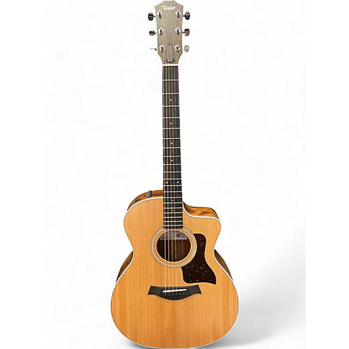 Taylor Used Taylor 214CE Koa Natural Acoustic Electric Guitar Natural