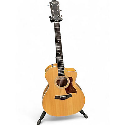 Used Taylor 214CE Koa Natural Acoustic Electric Guitar