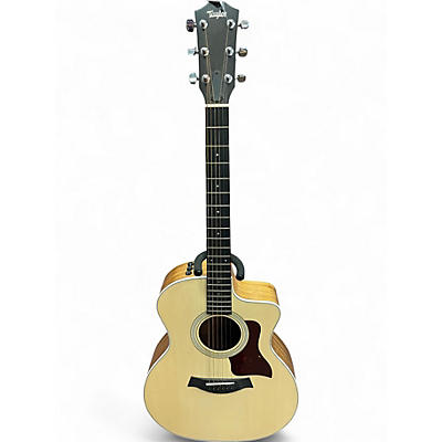 Used Taylor 214CE Koa Natural Acoustic Electric Guitar