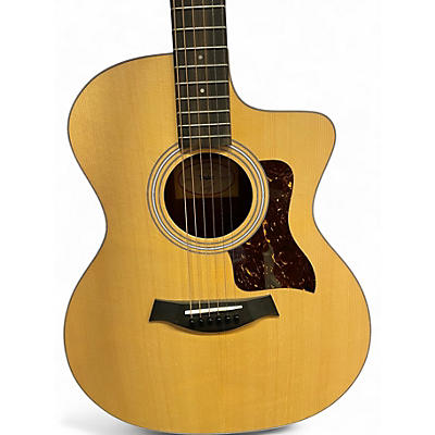 Used Taylor 214CE Koa Natural Acoustic Electric Guitar