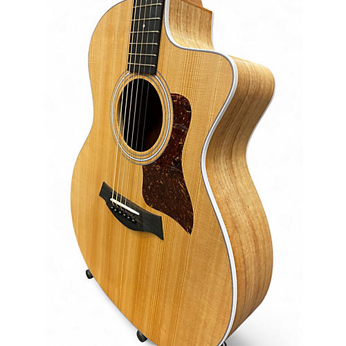 Used Taylor 214CE Koa Natural Acoustic Electric Guitar Natural