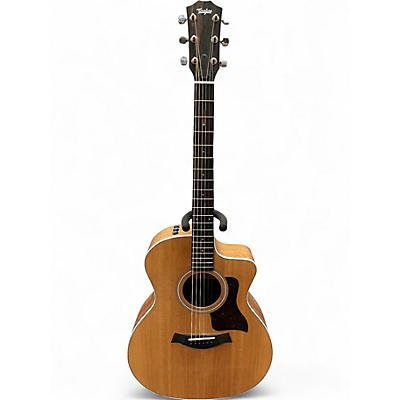 Used Taylor 214CE Koa Natural Acoustic Electric Guitar