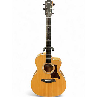 Used Taylor 214CE Koa Natural Acoustic Electric Guitar
