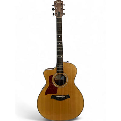 Taylor Used Taylor 214CE Left Handed Natural Acoustic Electric Guitar