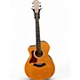 Used Taylor 214CE Left Handed Natural Acoustic Electric Guitar Natural