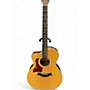 Used Taylor 214CE Left Handed Natural Acoustic Electric Guitar Natural