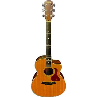 Taylor Used Taylor 214CE Natural Acoustic Electric Guitar