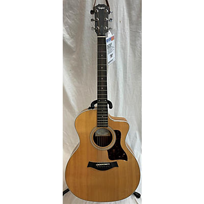 Taylor Used Taylor 214CE Natural Acoustic Electric Guitar