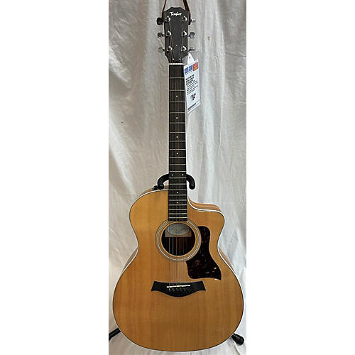 Taylor Used Taylor 214CE Natural Acoustic Electric Guitar Natural