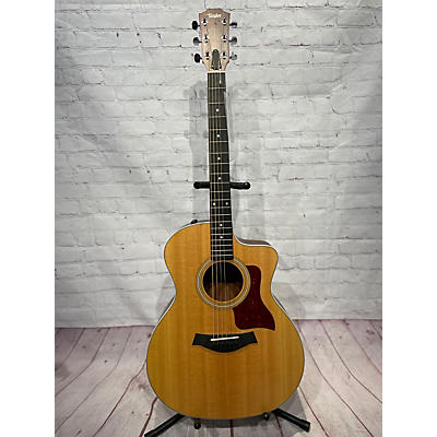 Taylor Used Taylor 214CE Natural Acoustic Electric Guitar