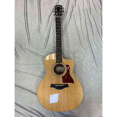 Taylor Used Taylor 214CE Natural Acoustic Electric Guitar