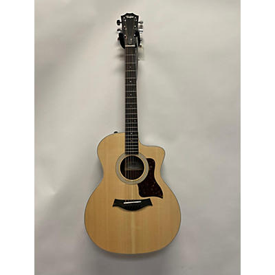 Taylor Used Taylor 214CE Natural Acoustic Electric Guitar