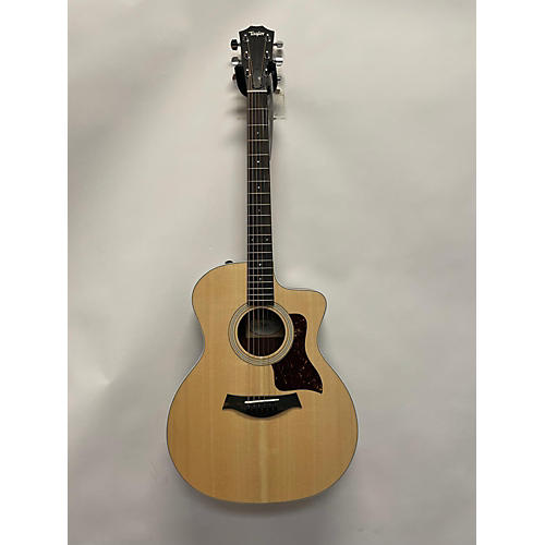 Taylor Used Taylor 214CE Natural Acoustic Electric Guitar Natural