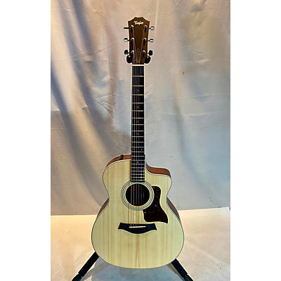 Taylor Used Taylor 214CE Natural Acoustic Electric Guitar