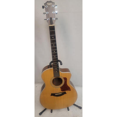 Taylor Used Taylor 214CE Natural Acoustic Electric Guitar