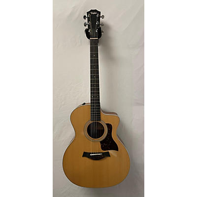 Taylor Used Taylor 214CE Natural Acoustic Electric Guitar