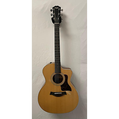 Taylor Used Taylor 214CE Natural Acoustic Electric Guitar Natural