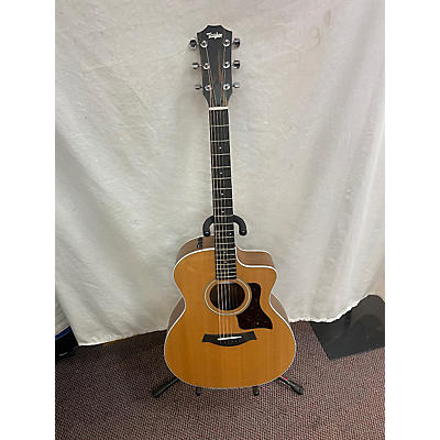 Taylor Used Taylor 214CE Natural Acoustic Electric Guitar