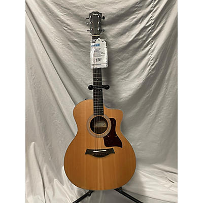 Taylor Used Taylor 214CE Natural Acoustic Electric Guitar