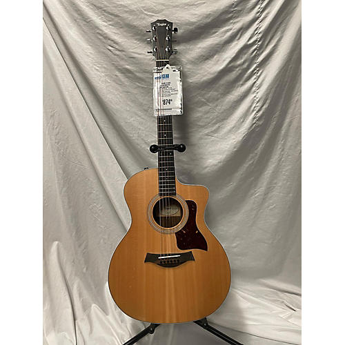 Taylor Used Taylor 214CE Natural Acoustic Electric Guitar Natural