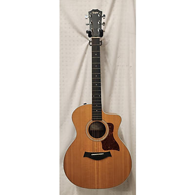 Taylor Used Taylor 214CE Natural Acoustic Electric Guitar