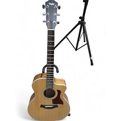 Taylor Used Taylor 214CE Natural Acoustic Electric Guitar