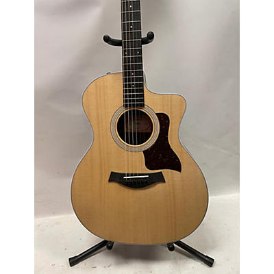 Taylor Used Taylor 214CE Natural Acoustic Electric Guitar