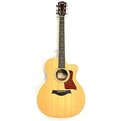 Taylor Used Taylor 214CE Natural Acoustic Electric Guitar