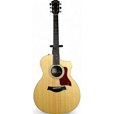 Taylor Used Taylor 214CE Natural Acoustic Electric Guitar