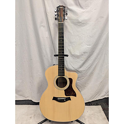 Taylor Used Taylor 214CE Natural Acoustic Electric Guitar