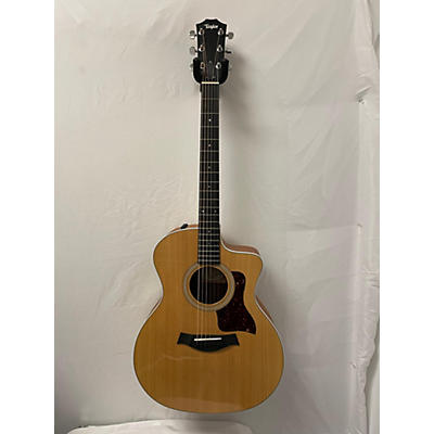 Taylor Used Taylor 214CE Natural Acoustic Electric Guitar