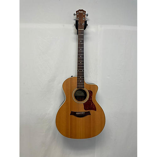 Taylor Used Taylor 214CE Natural Acoustic Electric Guitar Natural