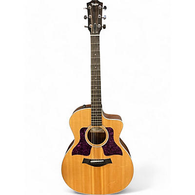 Taylor Used Taylor 214CE Natural Acoustic Electric Guitar