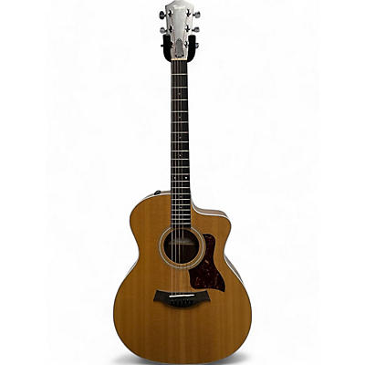 Taylor Used Taylor 214CE Natural Acoustic Electric Guitar