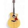 Used Taylor 214CE Natural Acoustic Electric Guitar Natural