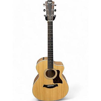 Taylor Used Taylor 214CE Natural Acoustic Electric Guitar