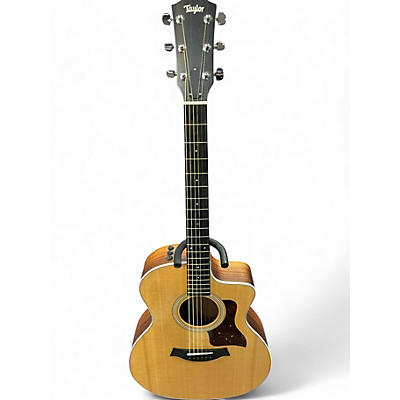 Taylor Used Taylor 214CE Natural Acoustic Electric Guitar