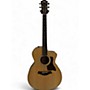 Used Taylor 214CE Natural Acoustic Electric Guitar Natural