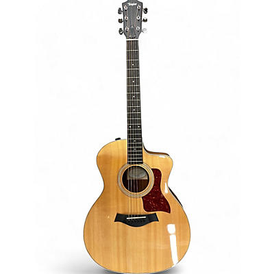 Taylor Used Taylor 214CE Natural Acoustic Electric Guitar