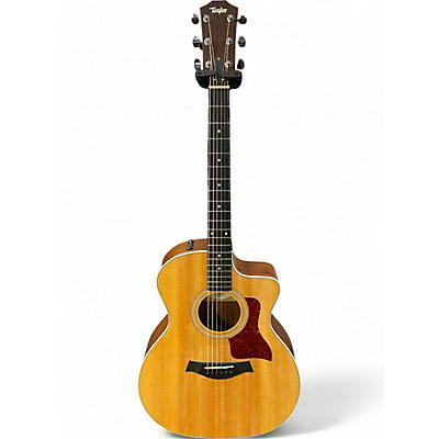 Taylor Used Taylor 214CE Natural Acoustic Electric Guitar