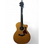 Used Taylor 214CE Natural Acoustic Electric Guitar Natural