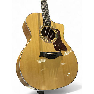 Used Taylor 214CE Natural Acoustic Electric Guitar
