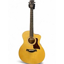 Used Taylor 214CE Natural Acoustic Electric Guitar