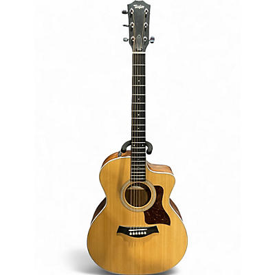 Used Taylor 214CE Natural Acoustic Electric Guitar